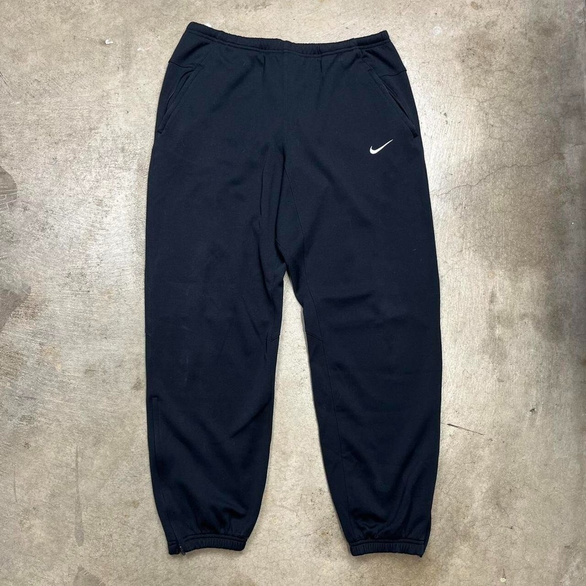 Vintage 90s Nike Team sweatpants black Joggers mens large Vintage 90s Nike Team sweatpants black Joggers mens large