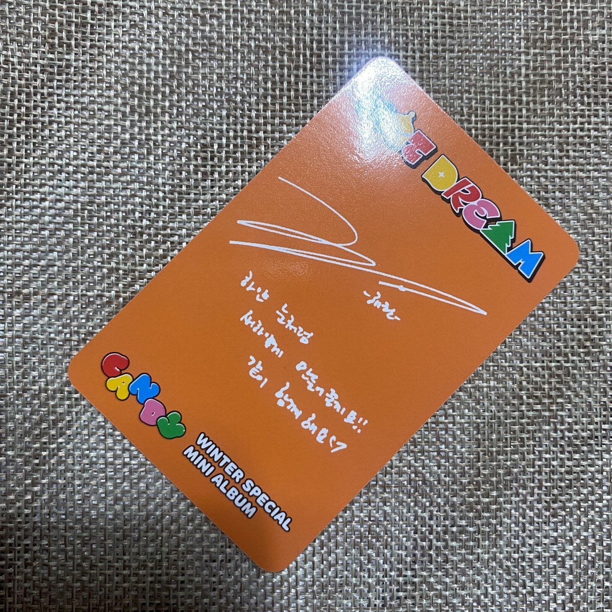 NCT DREAM HAECHAN [ Candy ] Official Photocard, Digipack / New