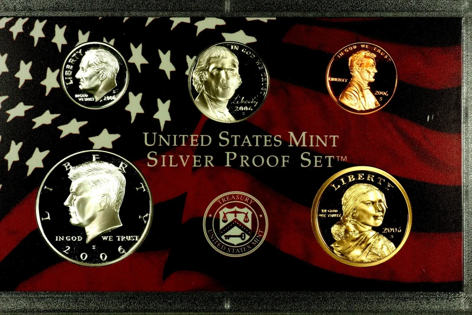 2006-S US Silver Proof Mint Set 10 Coins 20uwtt0925 - Image 4 of 4
