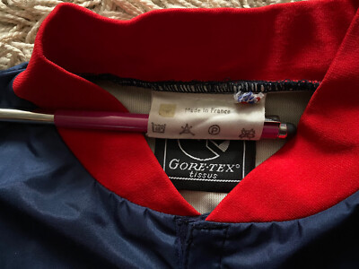 Veste K-Way Hydro Control Retro Banane Rouge Taille M - Imperméable à Capuche - Occasion TB