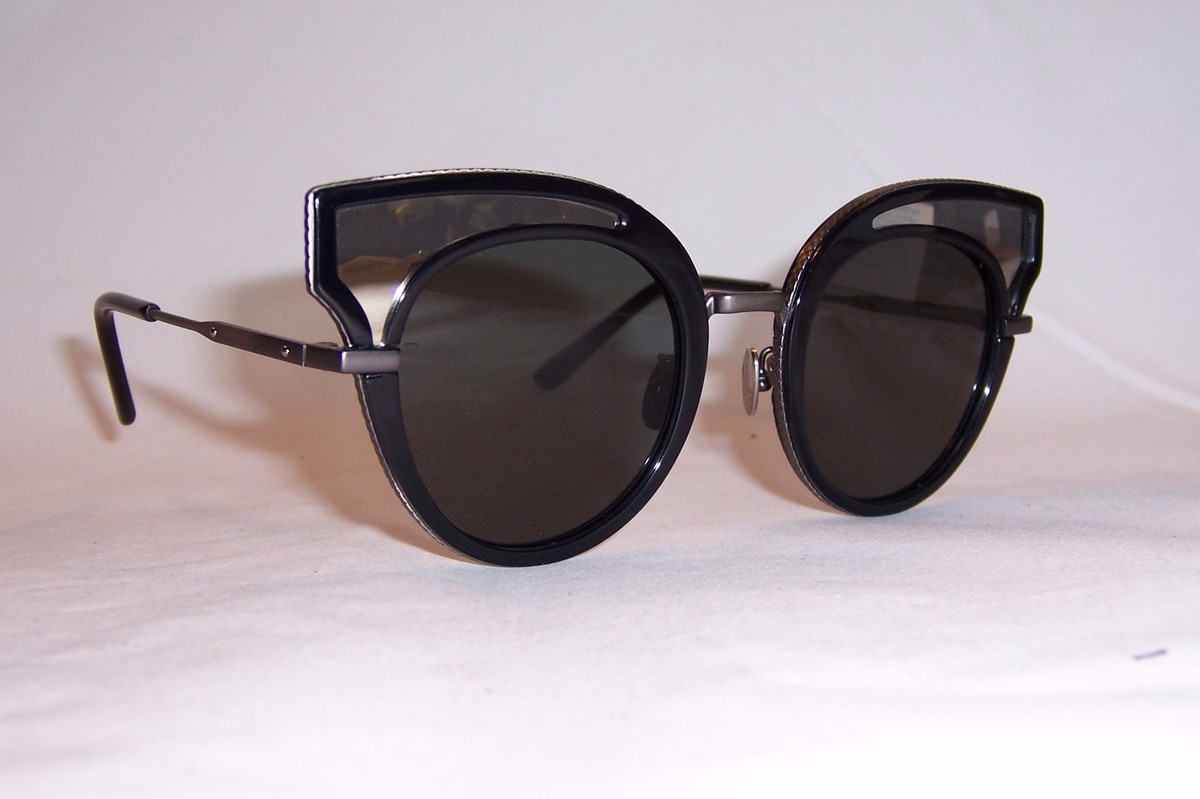 Bottega Veneta new sunglasses box and case BV0094S NEW BOTTEGA VENETA SUNGLASSES BV 0094S 001 BLACK/GRAY  main image 3