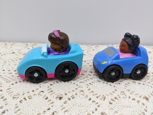 Fisher Price Little People Wheelies Blue Heart Auto Purple Car - Bild 2 von 8
