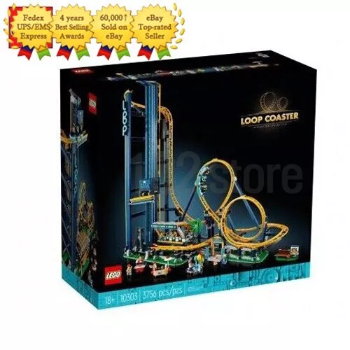 LEGO 10303 Iconos Loop Montaña rusa montaña rusa 3756 piezas nuevo sellado de fábrica - Imagen 1 de 5