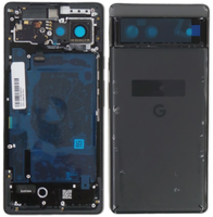 Original Google Pixel 6 GehäUse Akkudeckel Backcover Stormy Black