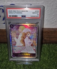 2025 ONE PIECE EB02 EN SANJI & PUDDING PSA10