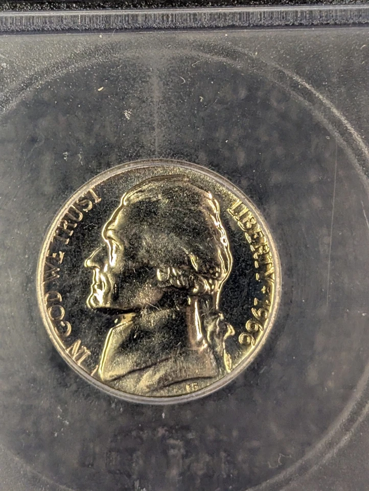 1966 MS 69 SMS Jefferson Nickel 5c ICG - New A. Hutto Signed White Label TOP POP - Image 3 of 4