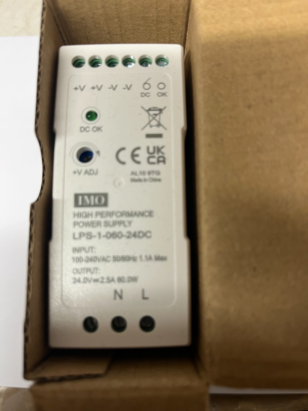 IMO Power Supply LPS-1-069-24DC IMO 24VDC 60W 2.5A NEW
