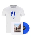 PINK FLOYD X INTER MILAN Wish You Were Here Blue Vinyl T-Shirt Bundle LARGE