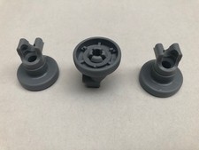 3 X SMEG DISHWASHER UPPER TOP BASKET ROLLER WHEEL PL663WH PL663X PL663X-1
