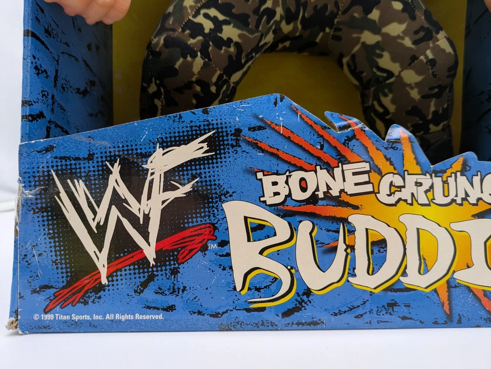 Figura de peluche Jakks Pacific WWF 1999 Bone Crunchin Buddies Triple H de colección de 17" Foto 3 de 4