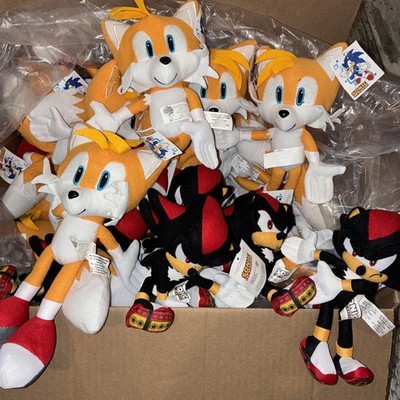 LOT OF 36 TAILS & SHADOW 7 & 10'' PRIZE PLUSH NANCO 2012 NWT LICENSED SEGA SONIC