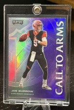 2020 Panini Playoff #CA-17 Joe Burrow Call to Arms Purple Prizm (RC) Rookie