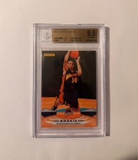 Stephen Curry 2009-10 Panini RC #357 BGS 9.5 Gem Mint Rookie Card. rookie card picture