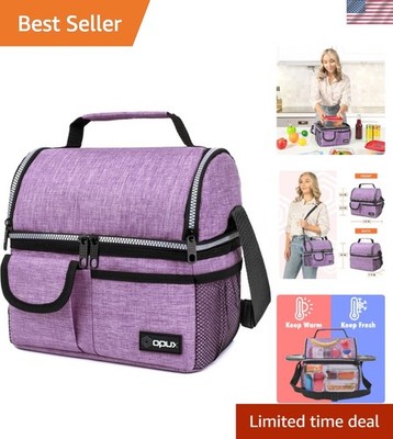 Spacious Leakproof Lunch Cooler with Smart Storage - Ideal for Travel & Outdoors
