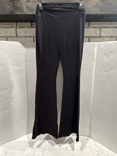 No Boundaries Black Yoga Pants Womens Small 3-5 Bootcut Flare Stretch Active