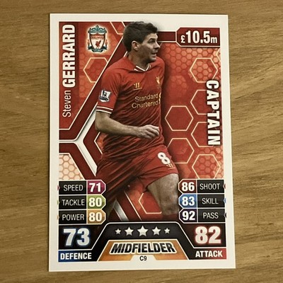 Match Attax Extra 2013/14 Steven Gerrard Captain (Beschreibung lesen)