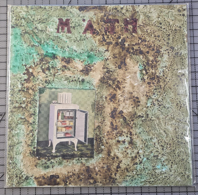 MATH- RUBBER MUSIQUE  Vinyl LP record 1995 Experimental art rock hand painted EX