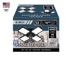 Gt-lite 200 Watt Equivalent 4-panel E26 Daylight Led Light Bulb