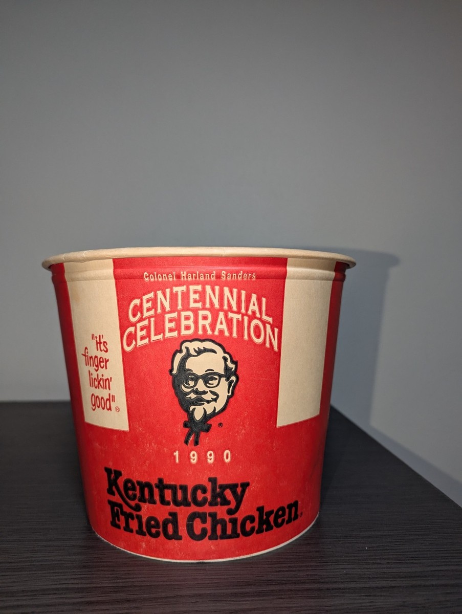 KFC Kentucky Fried Chicken, Vintage Chicken Bucket/ 1990