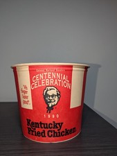 Kfc Kentucky Fried Chicken, Vintage Chicken Bucket/ 1990 Centennial Celebration!