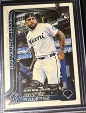 Agustin Ramirez 2025 Topps Update #US332 RC Rookie Debut Marlins