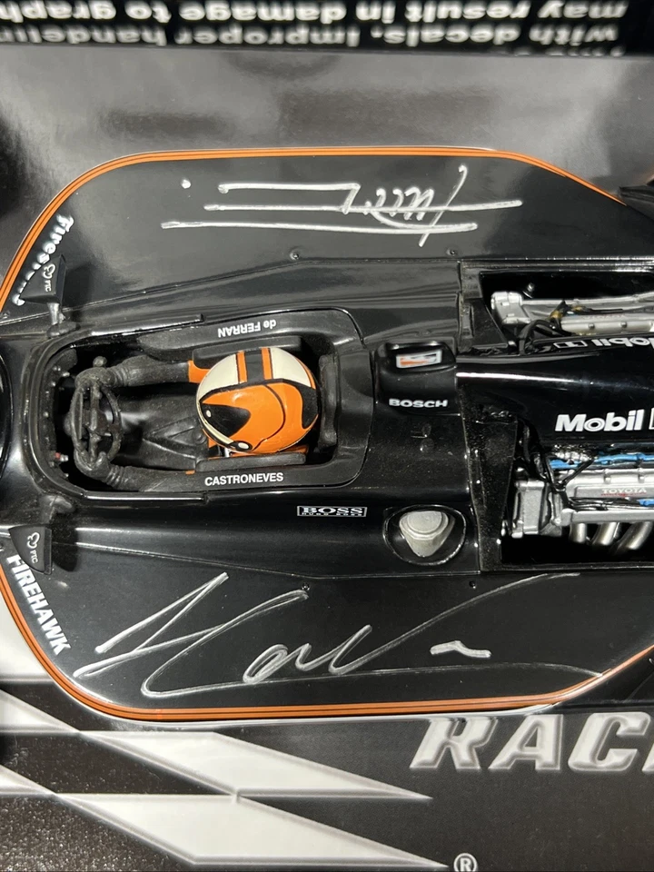 Acción 1/18 Helio Castroneves & Gil De Ferran Penske IndyCar Diecast FIRMADO Foto 2 de 4
