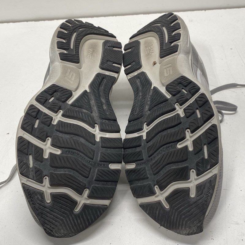 Brooks Ghost 15 Grey Solid Athletic Shoe Men Size… - image 7