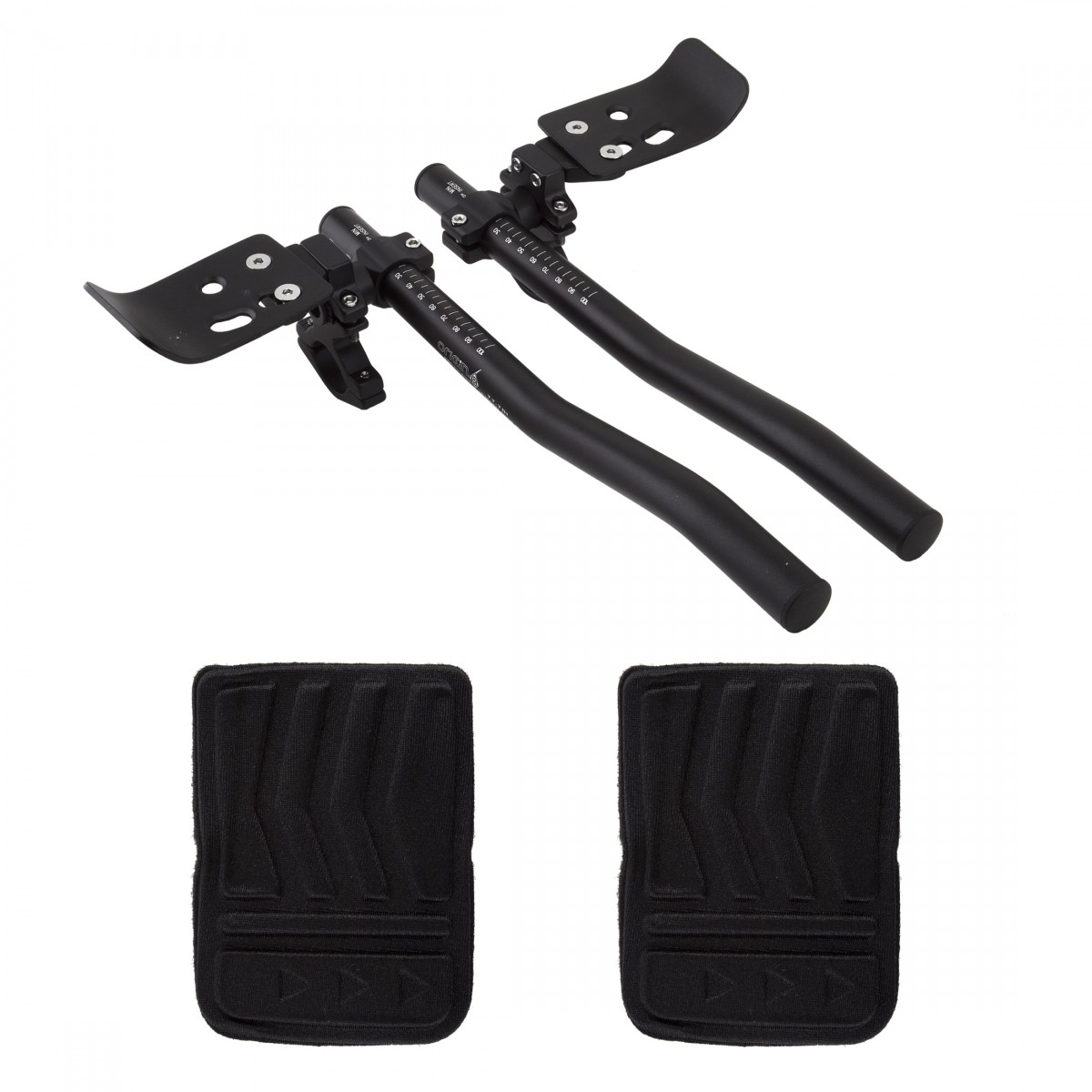 Origin8 Full Tri Clip-On Aero Bars - Adjustable AL6061 Alloy