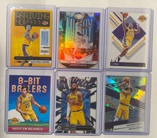 Panini Topps 2023-24 Los Angeles Lakers 6 Card Lot Hoops Optic LeBron Davis