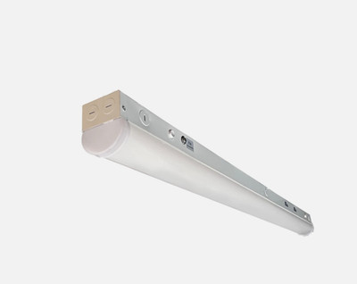 4ft LED 40W Linear Strip  with Pre-Wired Emergency Battery, 5CCT