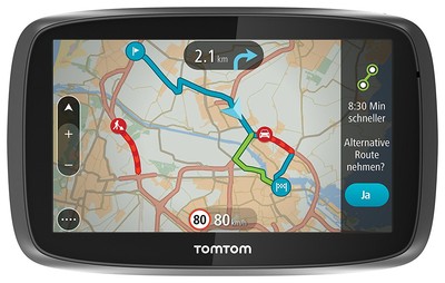 TomTom Go 500 M Europa 45 Länder XXL EU GPS Navi Lifetime Maps Tap&Go HD-Traffic