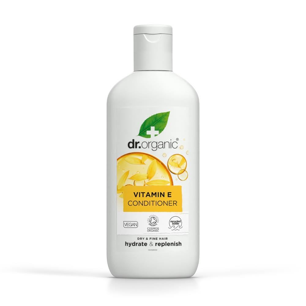 Dr. Organic VITAMIN E CONDITIONER. Dry & Fine Hair - Hydrate & Replenish. 265ml - Image 4