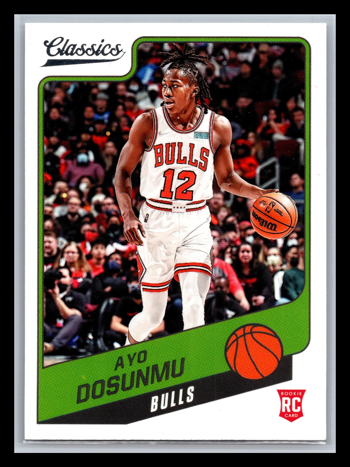 Ayo Dosunmu Rookie Chicago Bulls 2021-22 Panini Chronicles #156