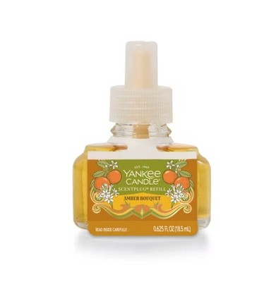 Yankee Candle AMBER BOUQUET Home Fragrance SCENTPLUG Plug IN Oil Refill FALL NEW