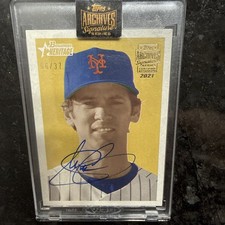 2021 Topps Archives Signature Series 2006 Bowman Heritage Auto Shawn Green /37 