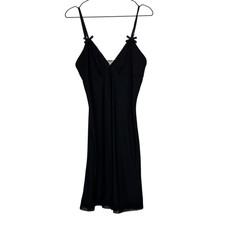 Vera Wang Black Chemise Slip M