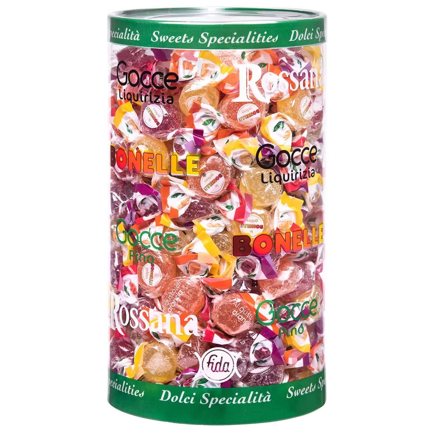 Bonelle Italian Fruit Jellies Candy Mix Fruity Flavours Sweet Treat Pack 1.8kg
