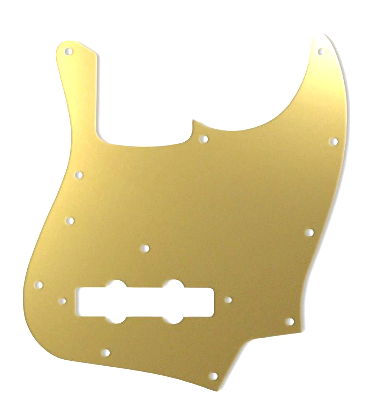 Pickguard Jazz Bass gold acrylique miroir pour briller sur scène