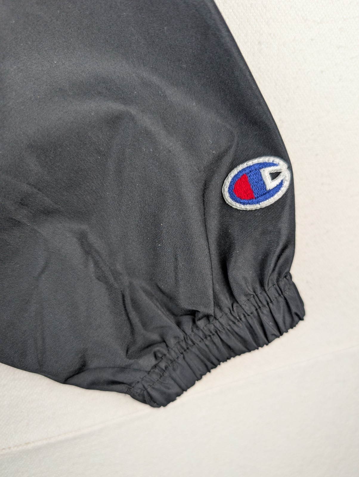 Champion Black Size Small Pullover Windbreaker Qu… - image 6