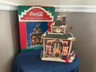 Vintage Coca-Cola Cristmas Village Lighted "Bottling Works"