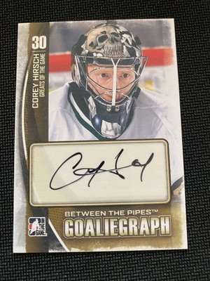 2013-14 In The Game Between the Pipes #A-CHI2 Corey Hirsch Goaliegraphs
