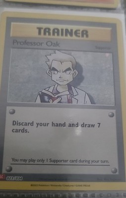 Professor Oak 088/102 Base Set (Shadowless) Regular