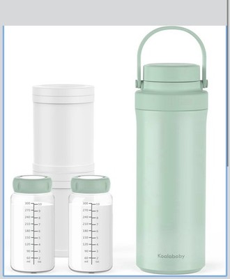 Koala Baby 22oz Breast Milk Cooler Chiller C1 Portable Travel Storage 2 Bottles