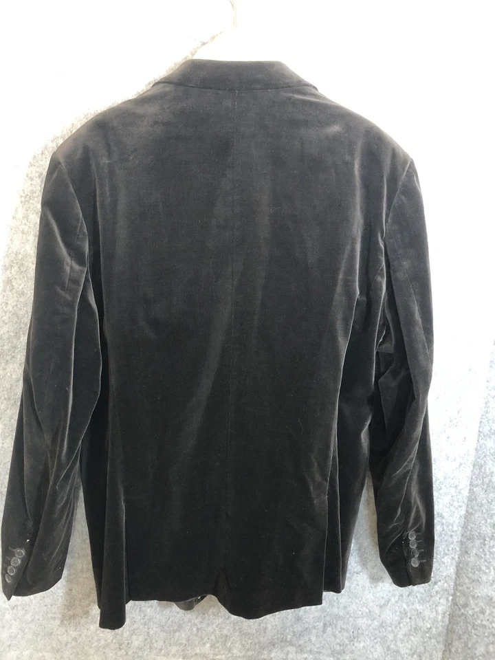 Blazer Calvin Klein Para Hombres 2XL Marrón Terciopelo Deportivo Abrigo Chaqueta Formal Negocios Foto 4 de 4