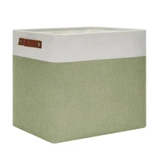 Large Storage Basket 17"x12"x15" Fabric Storage Organizer Basket for Storage ...