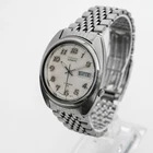 Seiko 1970's Vintage Automatic Men's Cream Dial Wrist Watch Military 7009-8088