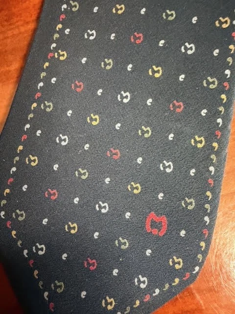 MILA SCHON шеи галстук мужской синий шелк классический логотип дизайнер Geo высокого качества Италия - Изображение 2 из 3