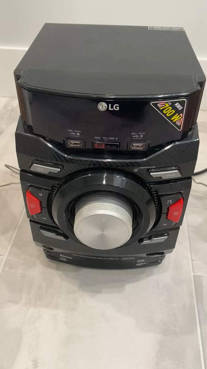 Buy LG CM4550 700W Bluetooth Mini Audio Shelf System Black