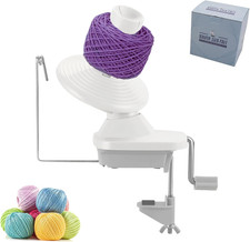 Yarn Winder,Manual Ball Winder for Crocheting,10 3.5 oz Efficiently Compact ...