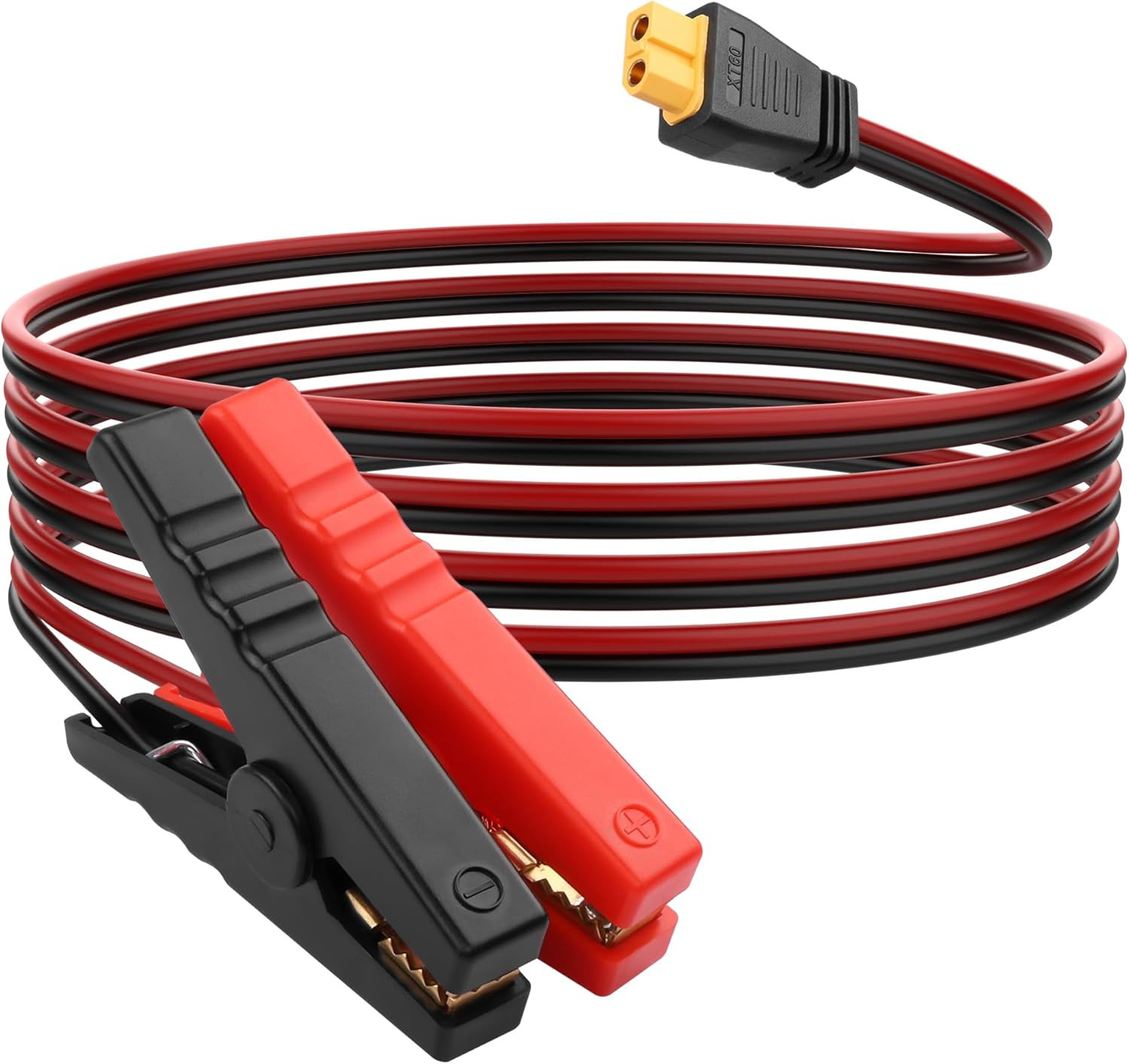 YACSEJAO XT60 Female to Battery Alligator Clip Cable 16AWG XT60 Connector with B